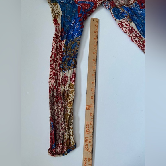 ZARA Trafaluc collection Floral Cottage Core Boho Prairie Midi Dress - Picture 5 of 14